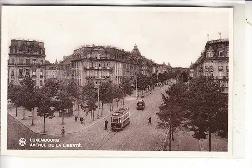 L 1000 LUXEMBURG, Av. de la Liberte, 1933, Tram