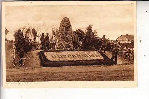 PL 99-400 LOWICZ / LOWITSCH, 1.Weltkrieg, Gedenkstein deutscher Truppen