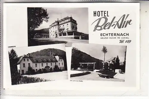 L 6400 ECHTERNACH, Hotel Bel-Air, rücks. Klebereste