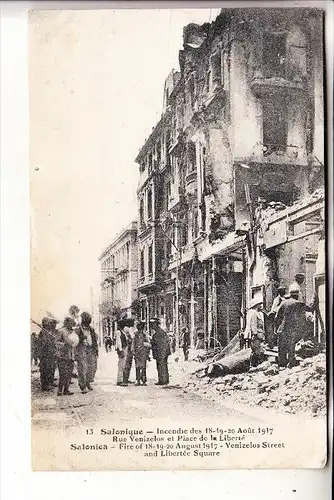 GR 54015 THESSALONIKI, Venizelos Street, 1917