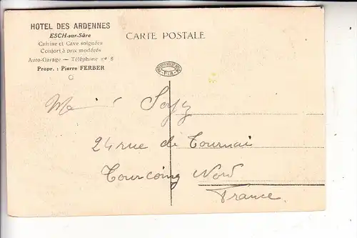 L 9650 ESCH / Sauer, Ruine, 1923