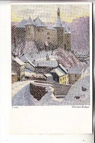 L 9700 CLERVAUX, Künstler-Karte J. Oth, sehr gute Erhaltung, 1927 gekauft