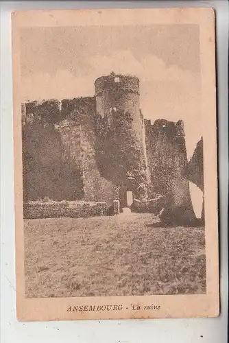 L 7481 TÜNTINGEN - ANSEMBURG, Ruine, 1928