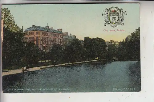 IRELAND - DUBLIN, St. Stephens Green & Shelbourne Hotel