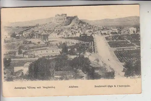GR - ATHEN / ATHENES, Panorama, 1921