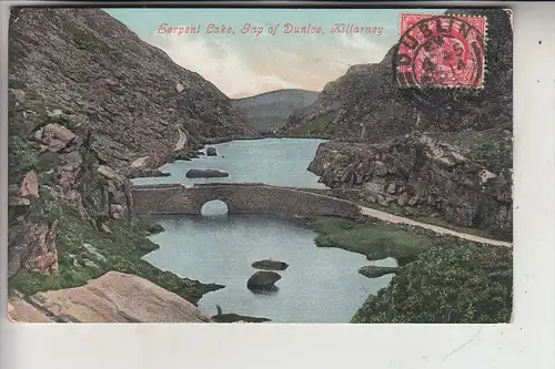 IRLAND - KERRY - KILLARNEY, Serpent Lake, 1908