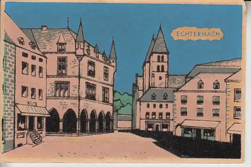 L 6400 ECHTERNACH, Systemkarte Soven Paris, 1962