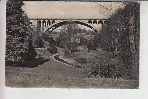 L 1000 LUXEMBURG, Pont Adolphe, Briefmarke fehlt