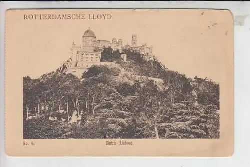 P 2714 SINTRA / CINTRA, Werbe-Karte Rotterdamsche Lloyd