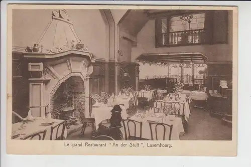 L 1000 LUXEMBURG - Stadt, Restaurant "An der Stuff", Innenansicht