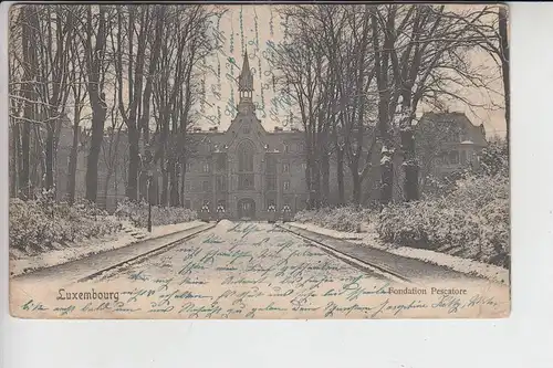 L 1000 LUXEMBURG - Stadt, Fondation Pescatore 1905, Briefmarke fehlt