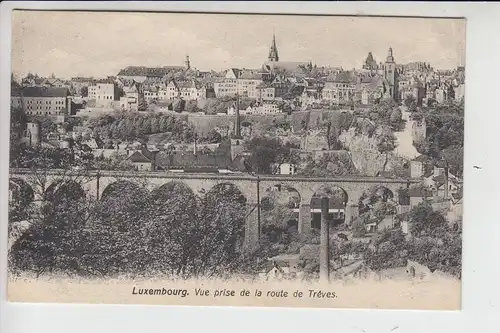 L 1000 LUXEMBURG - Hotel Clesse (J.Korn), Place de la Gare, Vorderseite:Vue prise de la route de Treves