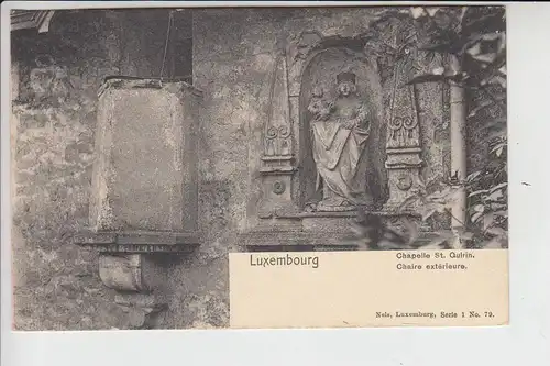 L 1000 LUXEMBURG - Chapelle St.Quirin - NELS-Luxemburg Serie 1 No. 79