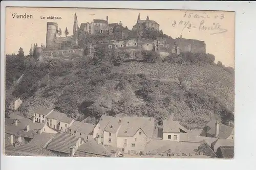 L 9400 VIANDEN, Le chateau 1903, NELS - Luxembourg, Serie 11, No. 3