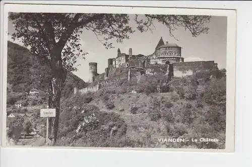L 9400 VIANDEN - Le Chateau 1951, Briefmarke fehlt
