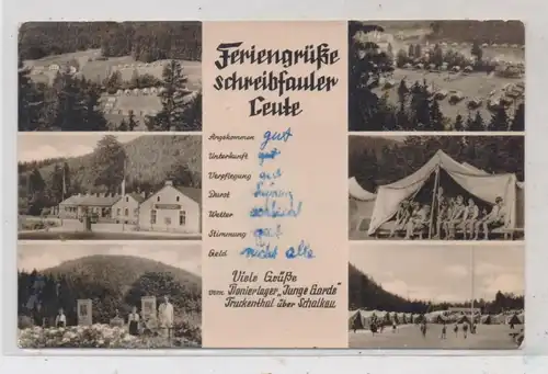 PFADFINDER / BOY SCOUTS - Pionierlager "Junge Garde" Truckenthal / Schalkau, 1959