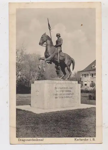 7500 KARLSRUHE, Dragonerdenkmal