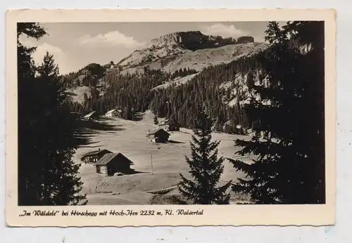 A 6991 HIRSCHEGG / Kleinwalsertal, Im Wäldele, 1951