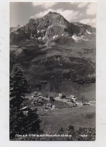 A 6764 LECH - ZÜRS am Arlberg, Dorfansicht mit Hasenfluh