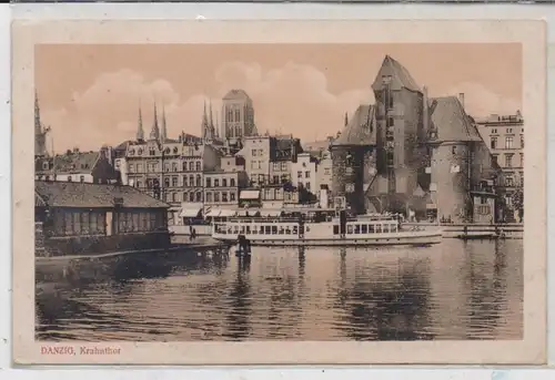 DANZIG - Krahntor, Ausflugsdampfer