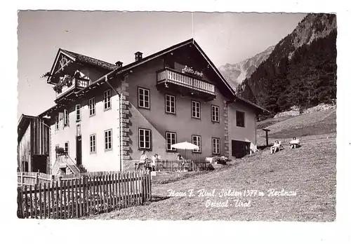 A 6450 SÖLDEN, Pension Rechnau, Haus Riml