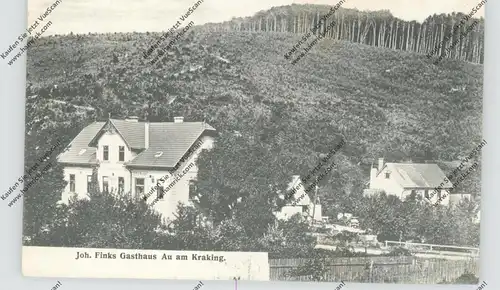 A 3021 PRESSBAUM - AU AM KRAKING, Joh. Finks Gasthaus, 1907