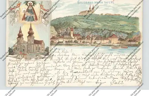 A 3672 MARIA TAFERL, Lithographie 1896, Gruß aus...