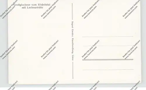 A 9981 KALS, Grossglockner vom Ködnitztal mit Lucknerhütte, Künstler-Karte