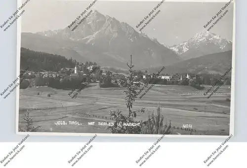 A 6080 INNSBRUCK - IGLS, Ortsansicht mit Serles und Habicht, 1941
