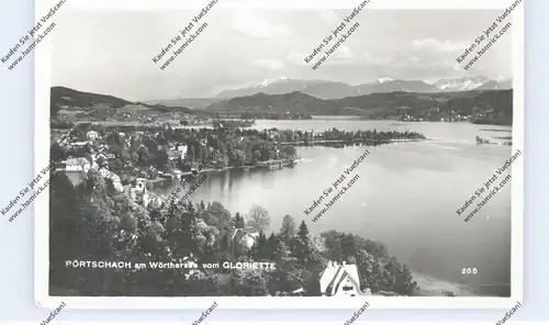 A 9210 PÖRTSCHACH, Blick vom Gloriette, Jugoslawien-Frankatur Laibach, 1926