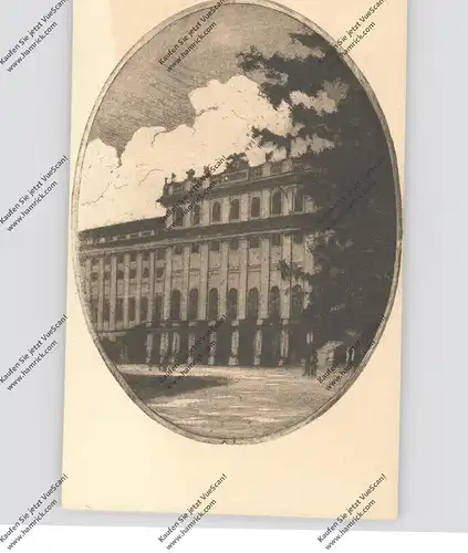 A 1000 WIEN, Schönbrunn, Original Radierung