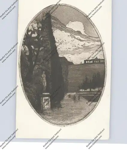 A 1000 WIEN, Schönbrunn, Original Radierung