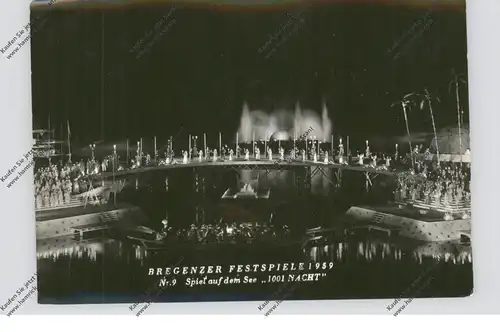 A 6900 BREGENZ, Bregenzer Festspiele 1959, "1001 Nacht"