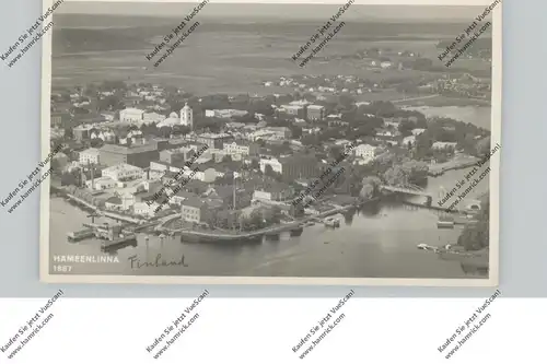 SF 13100 HAEMEENLINNA, air view, 1937
