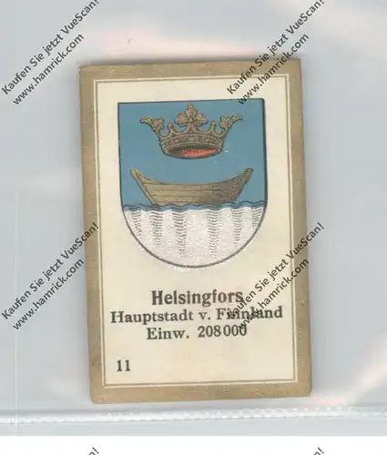 SF 00100 HELSINKI / Helsingfors, Stadtwappen, Abdullah Vignette, Cinderella