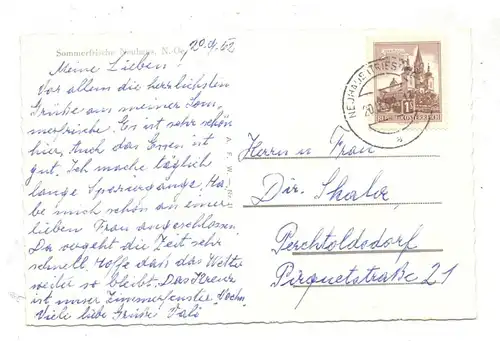 A 2564 WEISSENBACH - NEUHAUS, Dorfansicht, 1962