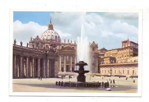 VATICAN - S. Pietro e Fontana, Uvachrom # 6232, 192...