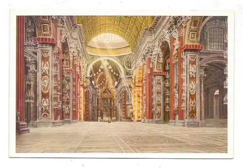 VATICAN - S. Pietro, Interno, Uvachrom # 6234, 192...