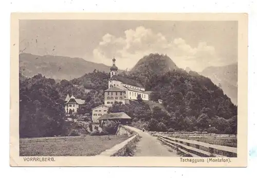 A 6774 TSCHAGUNS, Dorfansicht, 1927