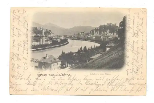 A 5000 SALZBURG, Gruss aus.. ,Salzburg von Mülln, 1899