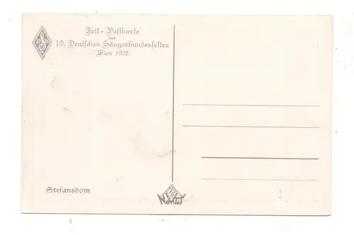 A 1000 WIEN, 1928, 10. Deutsches Sängerbundfest, Stefansdom