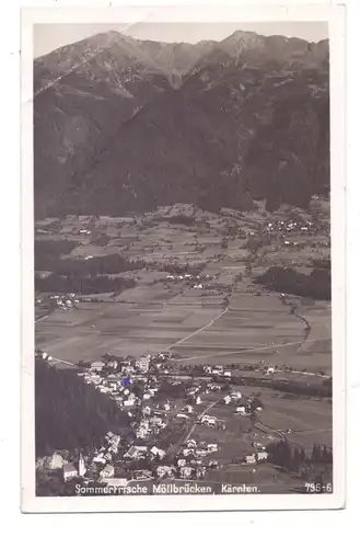 A 9813 LURNFELD - MÖLLBRÜCKE, Luftaufnahme, 1943, Druckstelle