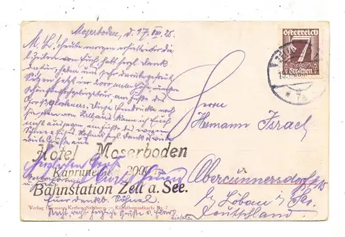 A 5710 KAPRUN, Moserboden, Künstler-Karte Edward Harrison Compton