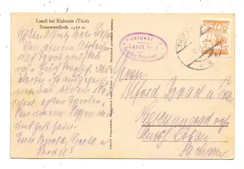 A 6335 THIERSEE - LANDL, Dorfansicht 1937