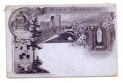 A 2344 MARIA ENZERSDORF, Lithographie, Eckknick