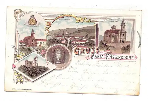 A 2344 MARIA ENZERSDORF, Lithographie 189.., 5 Ansichten