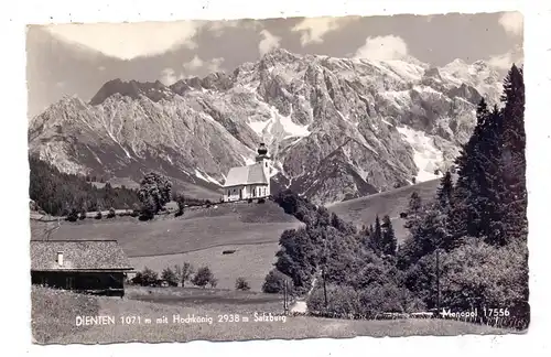 A 5652 DIENTEN, Kirche mit Hochkönig, 195..