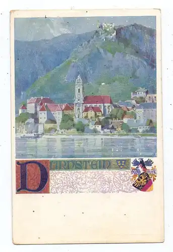 A 3601 DÜRNSTEIN, Künstler-Karte, Verlag  des Vereins Südtirol