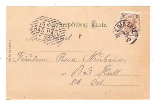 A 8630 MARIAZELL, Lithographie 1899, Wallfahrtskirche, Schutzhaus, Erzh. Franz Karls Höhe