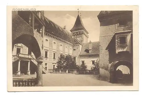 A 3573 ROSENBURG - MOLD, Rosenburg, Innenhof